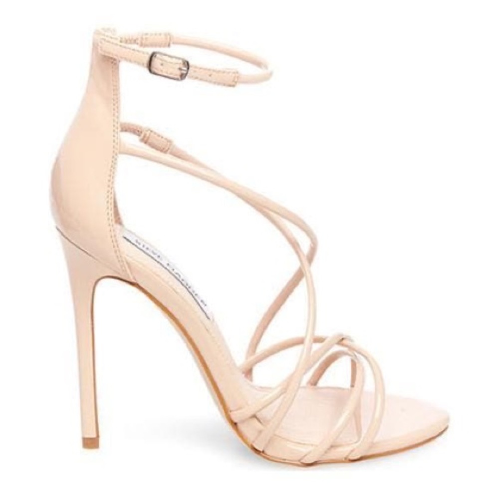 Steve Madden Satire Nude Strappy Sandal Heel